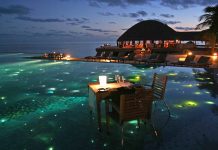 Huvafen Fushi Resort in the Maldives