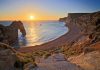 Durdle Door On The Glorious Jurassic Coast, Southern England.